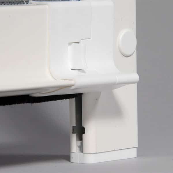 Close-up productfoto onderkant Rolhor Zenit Instyle.
