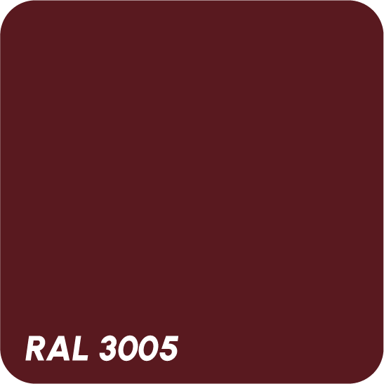 Kleur RAL 3005.