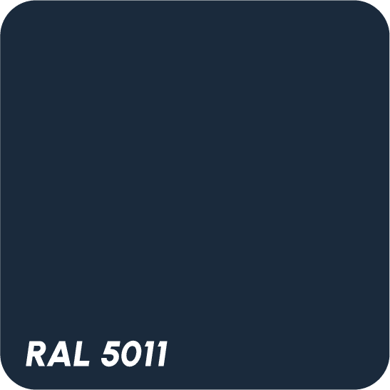 Kleur RAL 5011.